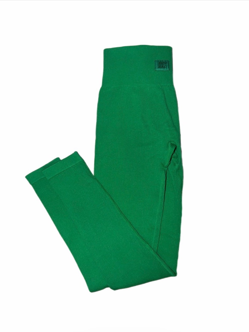 BO+TEE Green Ankle Leggings Women’s Size S 92% Nylon 8% Elastane